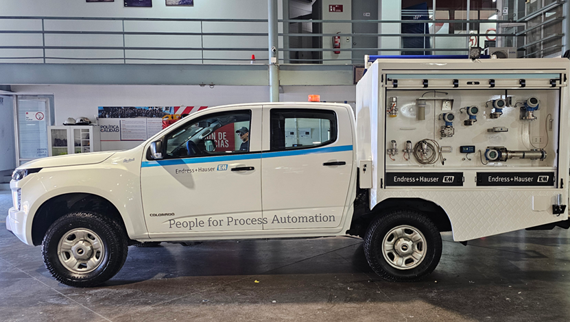 Bertonati desarrolla showroom vehicular móvil para Endress+Hauser